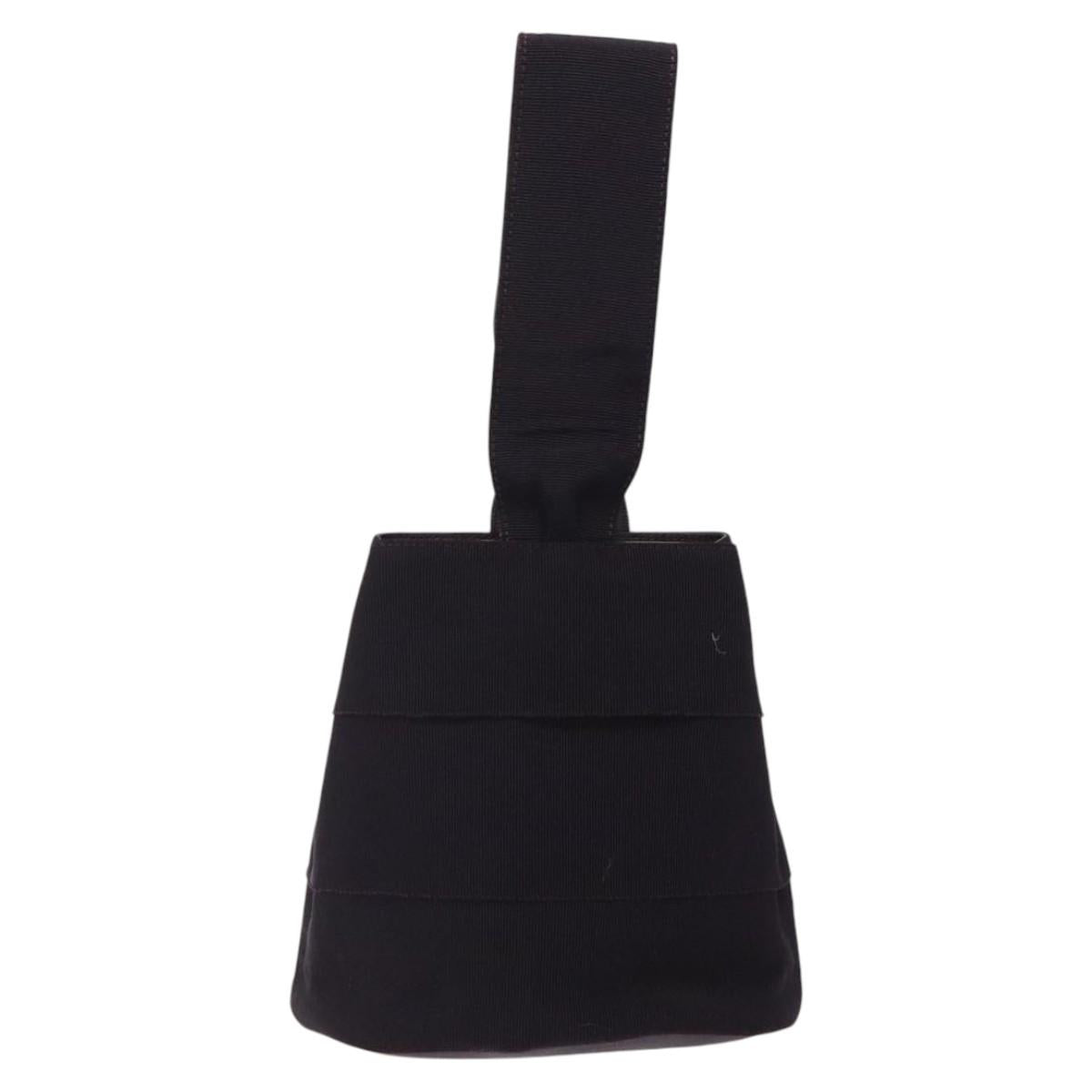 Salvatore Ferragamo Vala Hand Bag Canvas Purple Gold Auth gh154