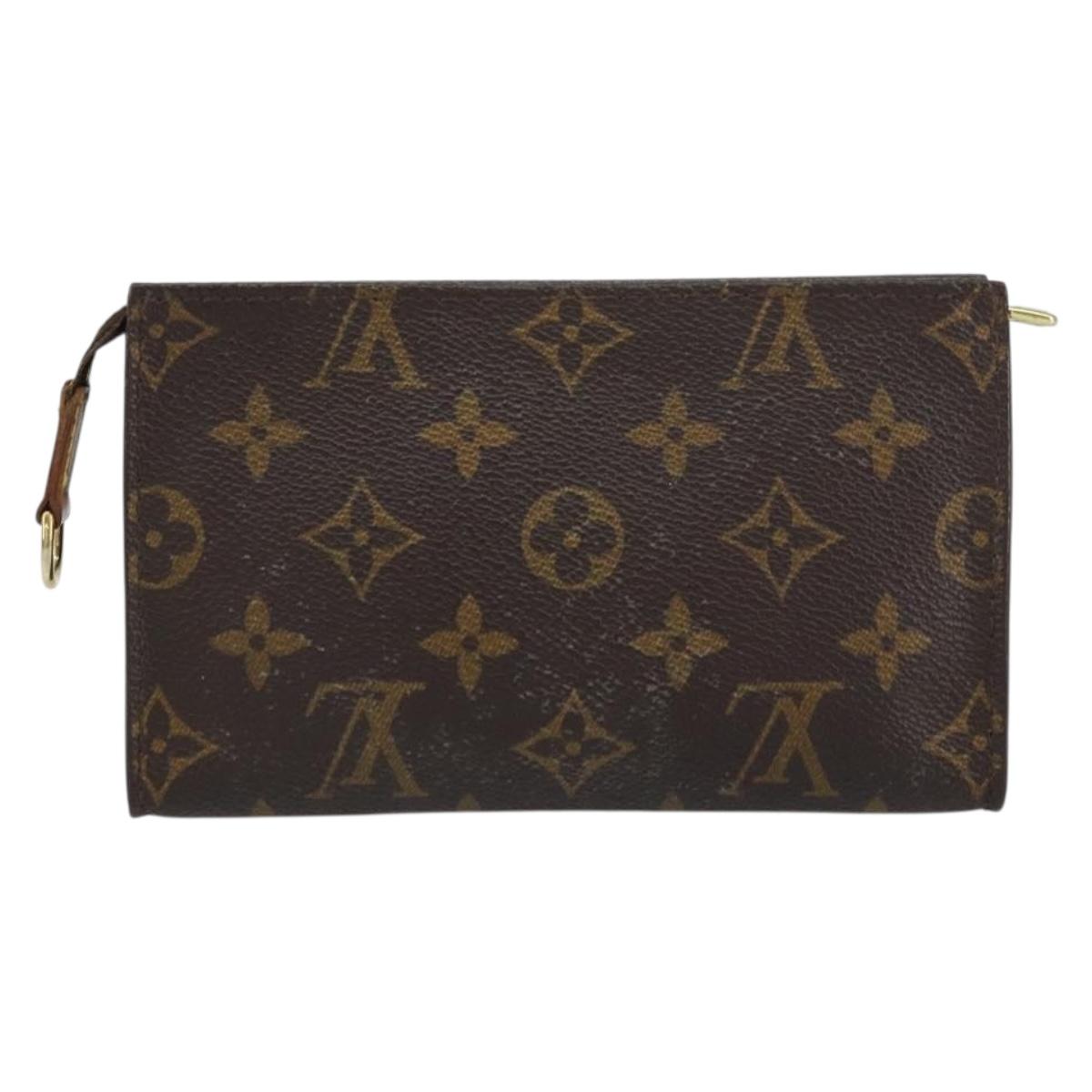 LOUIS VUITTON Monogram Bucket PM Accessory Pouch LV Auth gh1560