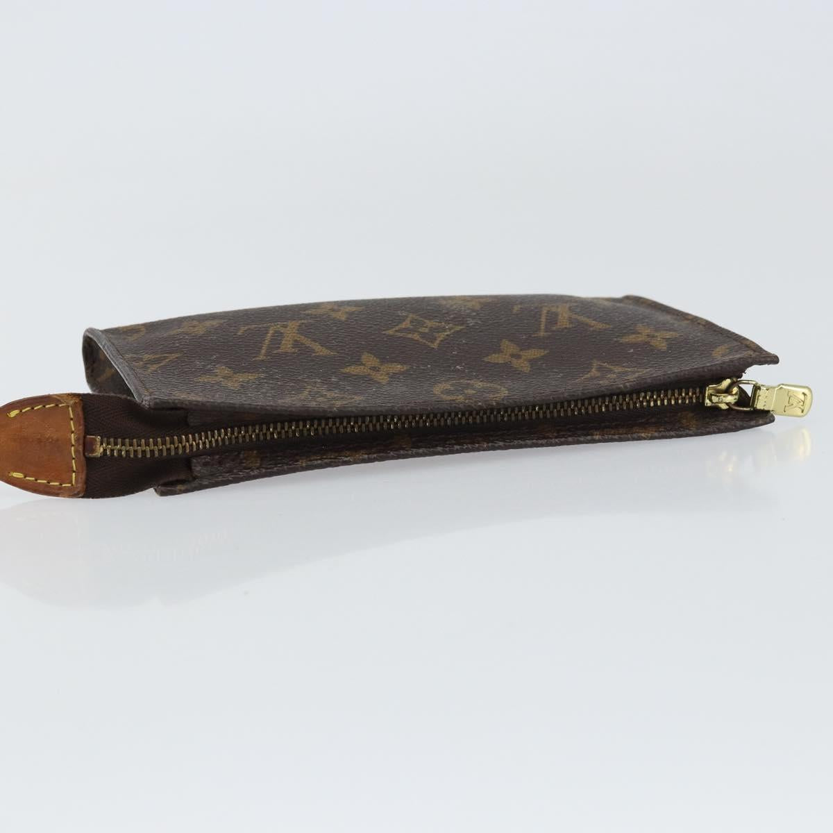 LOUIS VUITTON Monogram Bucket PM Accessory Pouch LV Auth gh1560
