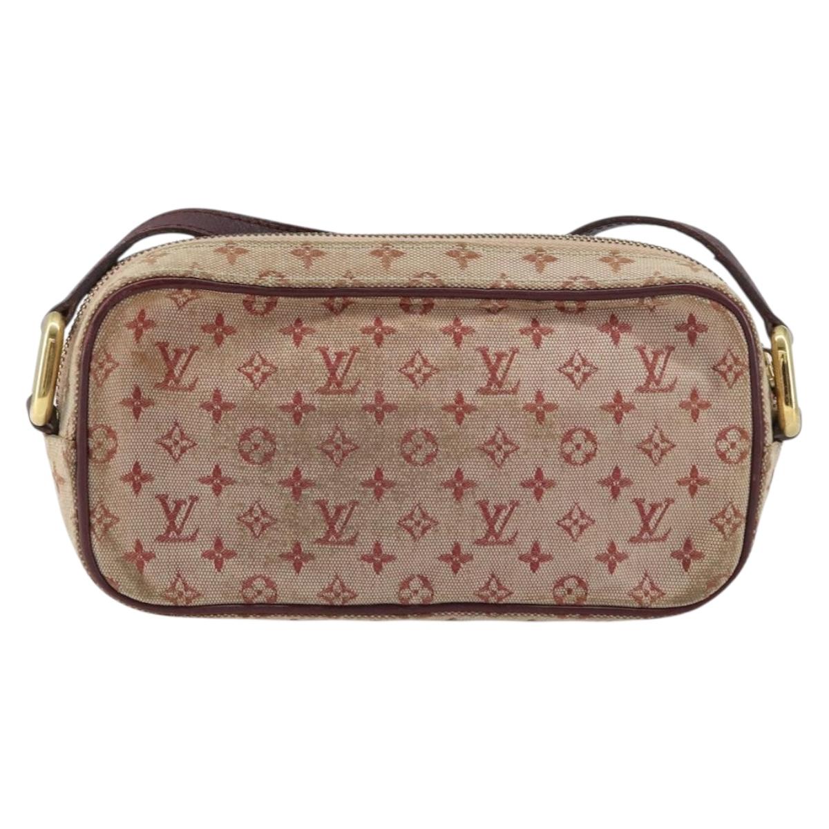 LOUIS VUITTON Monogram Mini Juliet MM Shoulder Bag Red M92219 LV Auth gh1563