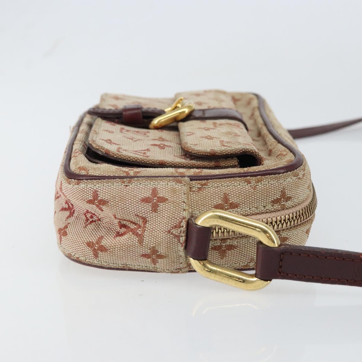 LOUIS VUITTON Monogram Mini Juliet MM Shoulder Bag Red M92219 LV Auth gh1563