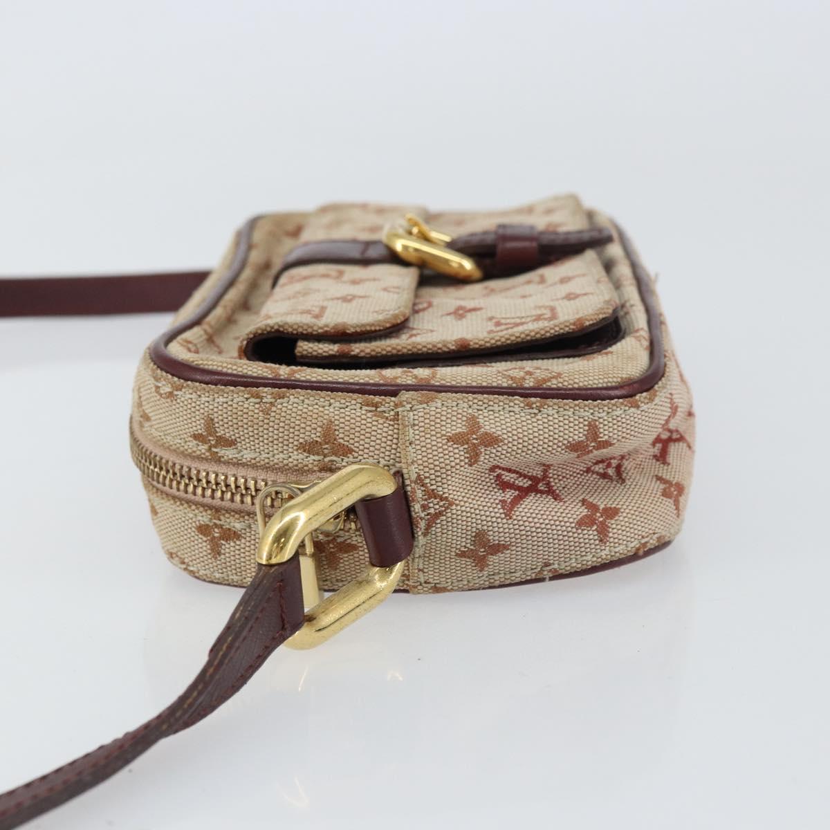 LOUIS VUITTON Monogram Mini Juliet MM Shoulder Bag Red M92219 LV Auth gh1563