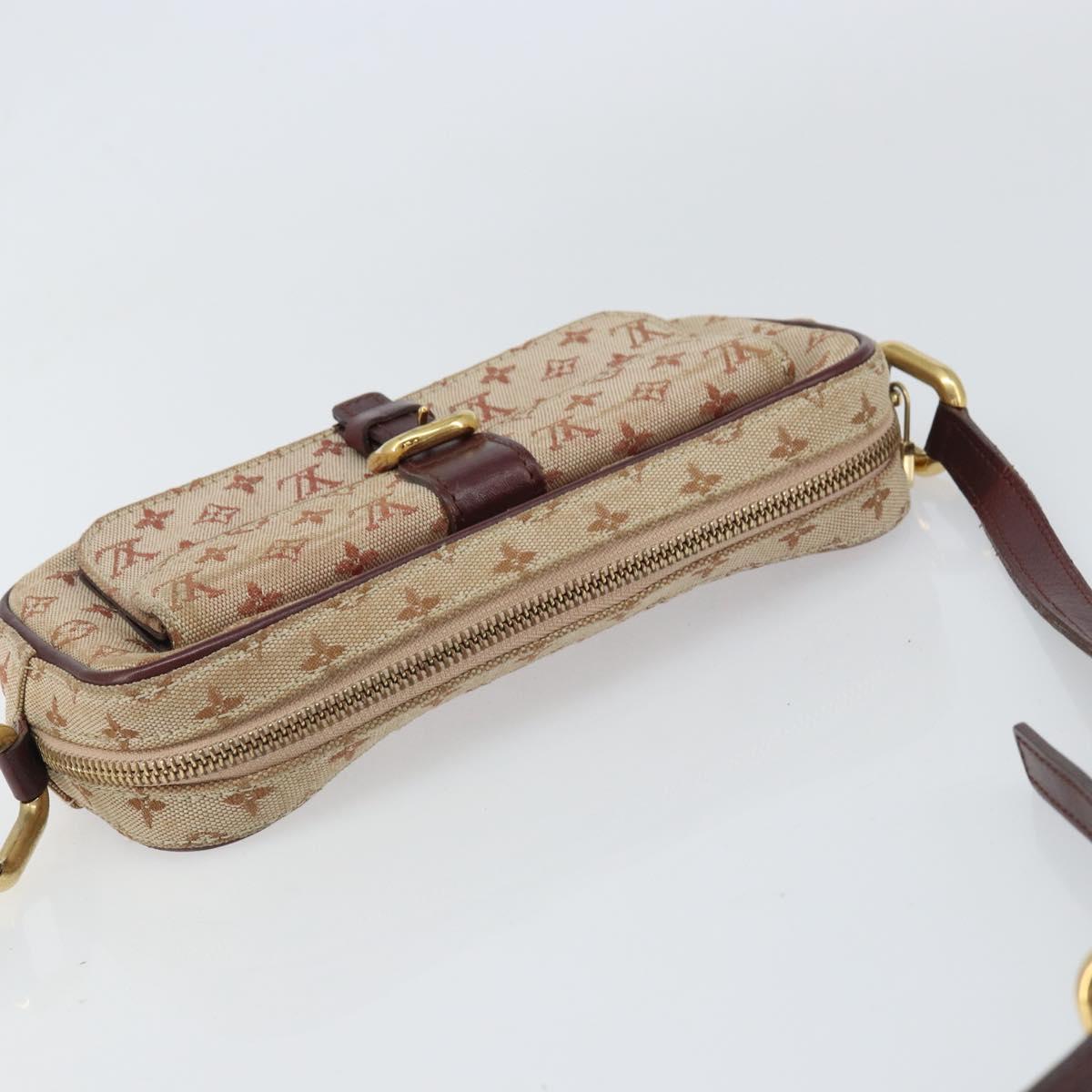 LOUIS VUITTON Monogram Mini Juliet MM Shoulder Bag Red M92219 LV Auth gh1563