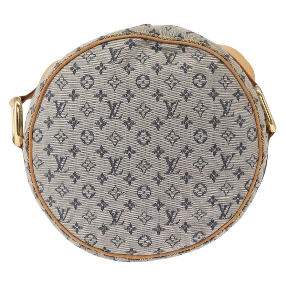 LOUIS VUITTON Monogram Mini Jeanne GM Shoulder Bag Blue M92000 LV Auth gh1564