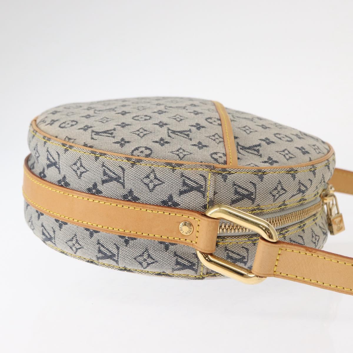 LOUIS VUITTON Monogram Mini Jeanne GM Shoulder Bag Blue M92000 LV Auth gh1564