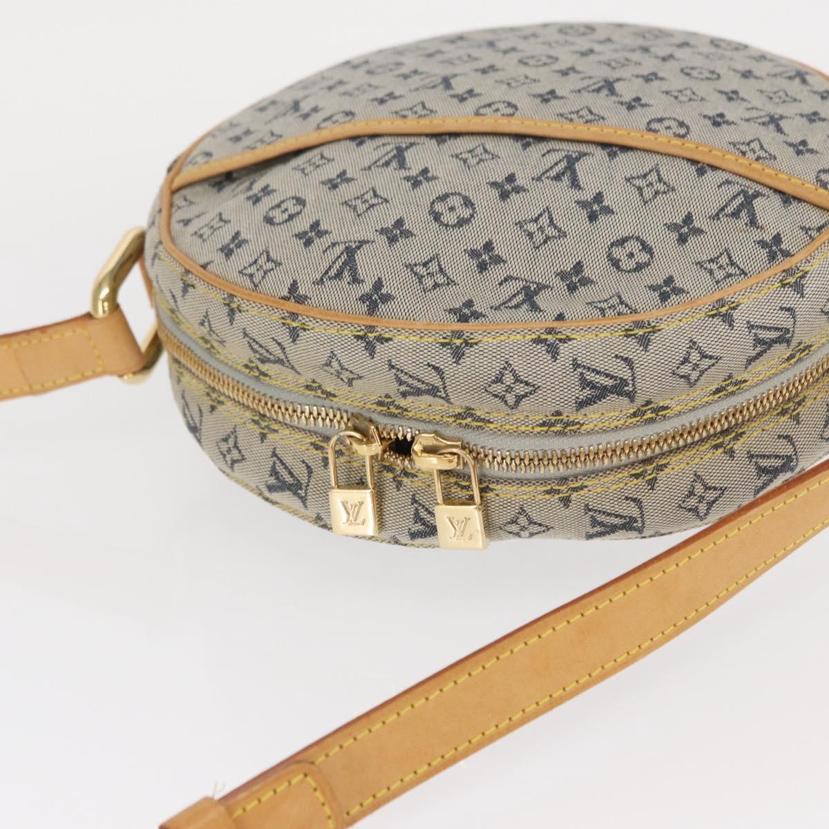 LOUIS VUITTON Monogram Mini Jeanne GM Shoulder Bag Blue M92000 LV Auth gh1564