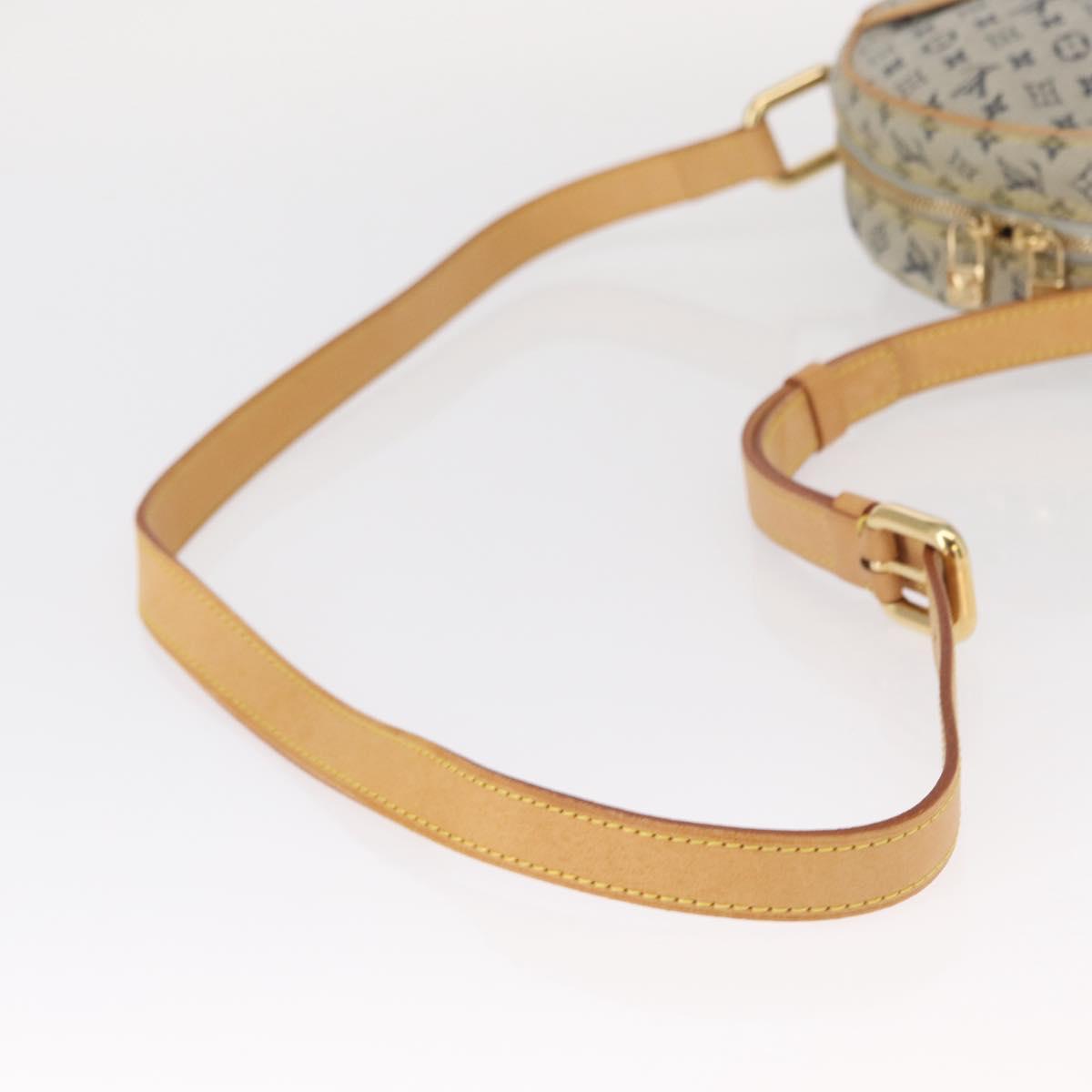LOUIS VUITTON Monogram Mini Jeanne GM Shoulder Bag Blue M92000 LV Auth gh1564