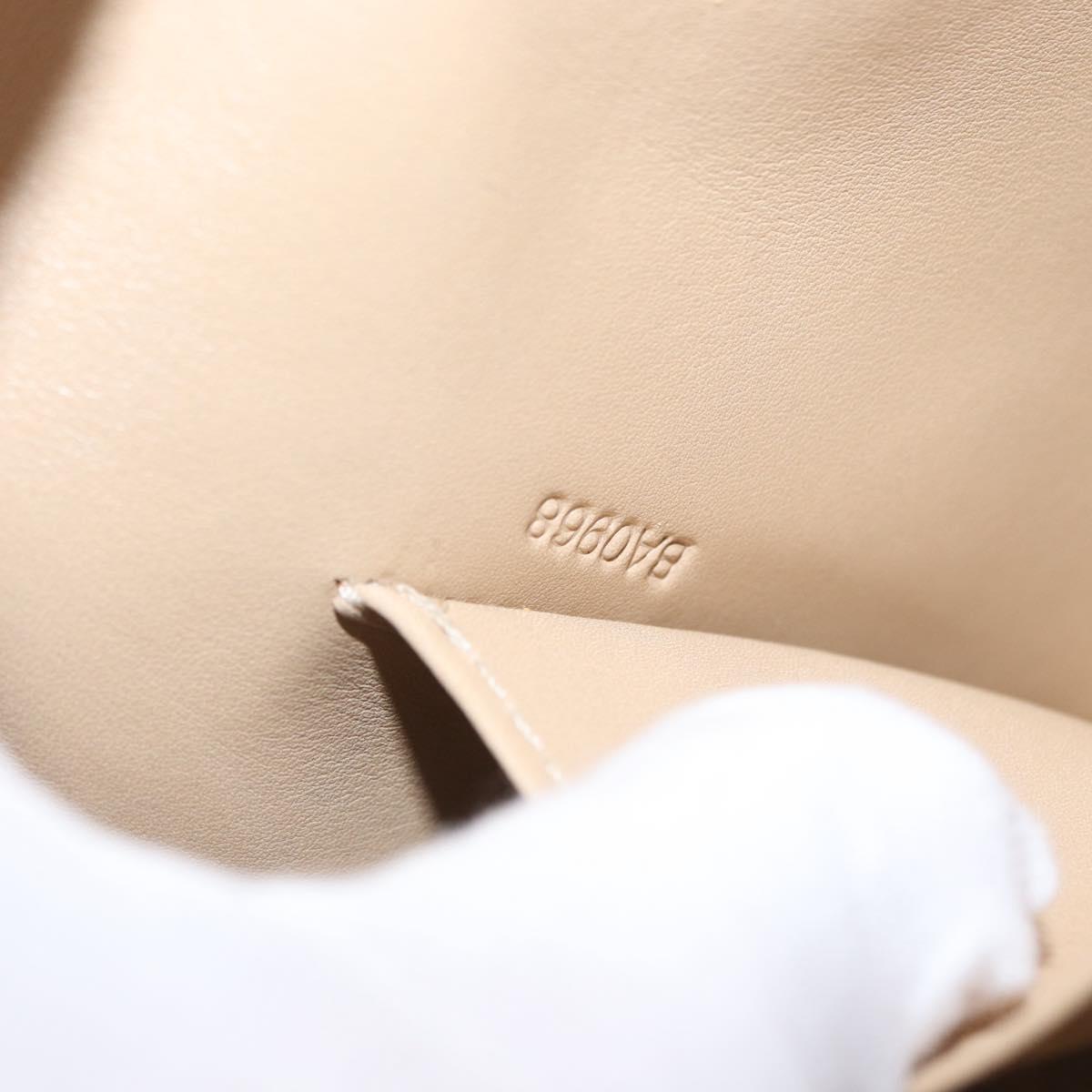 LOUIS VUITTON Monogram Vernis Thompson Street Bag Beige M91301 LV Auth gh1566