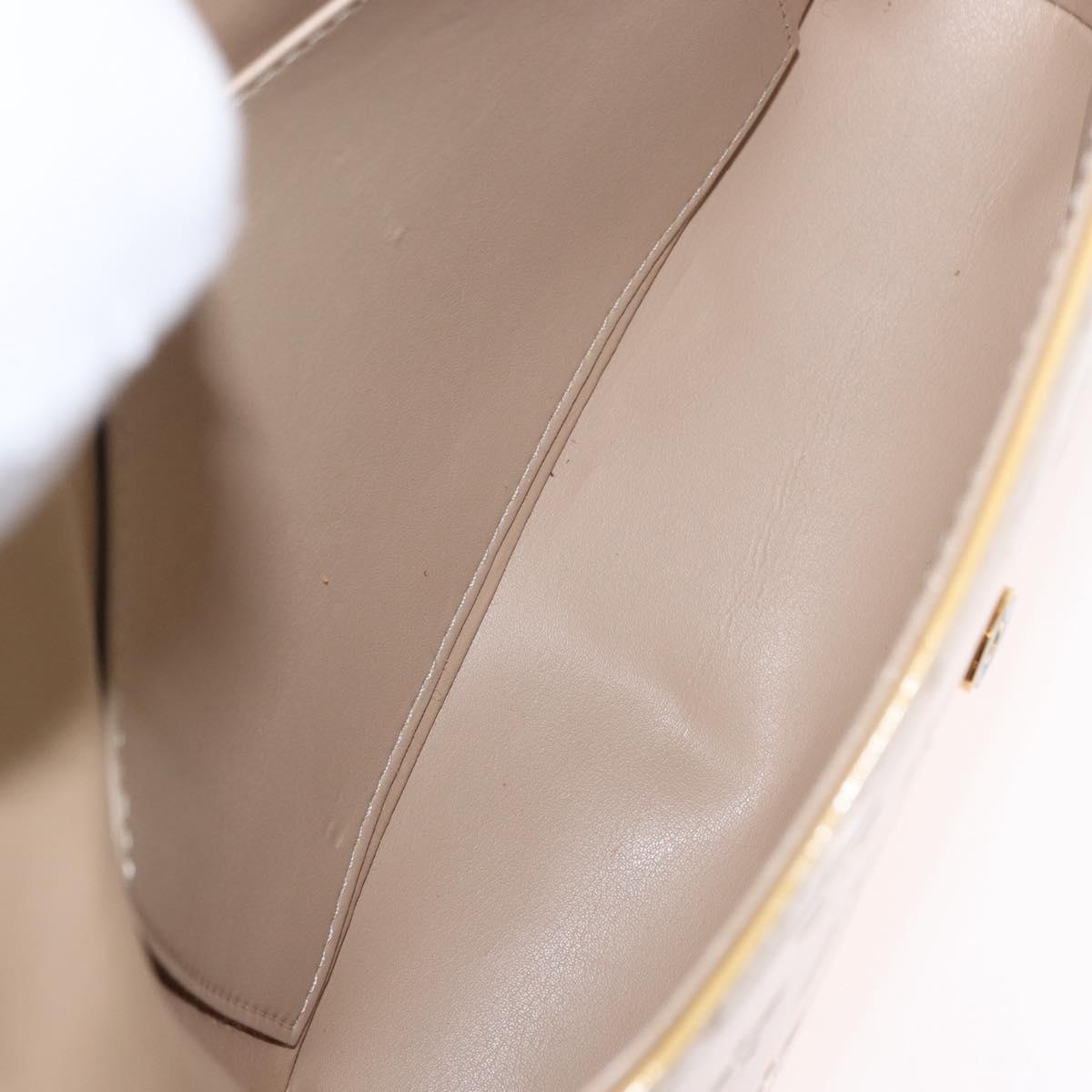 LOUIS VUITTON Monogram Vernis Thompson Street Bag Beige M91301 LV Auth gh1567