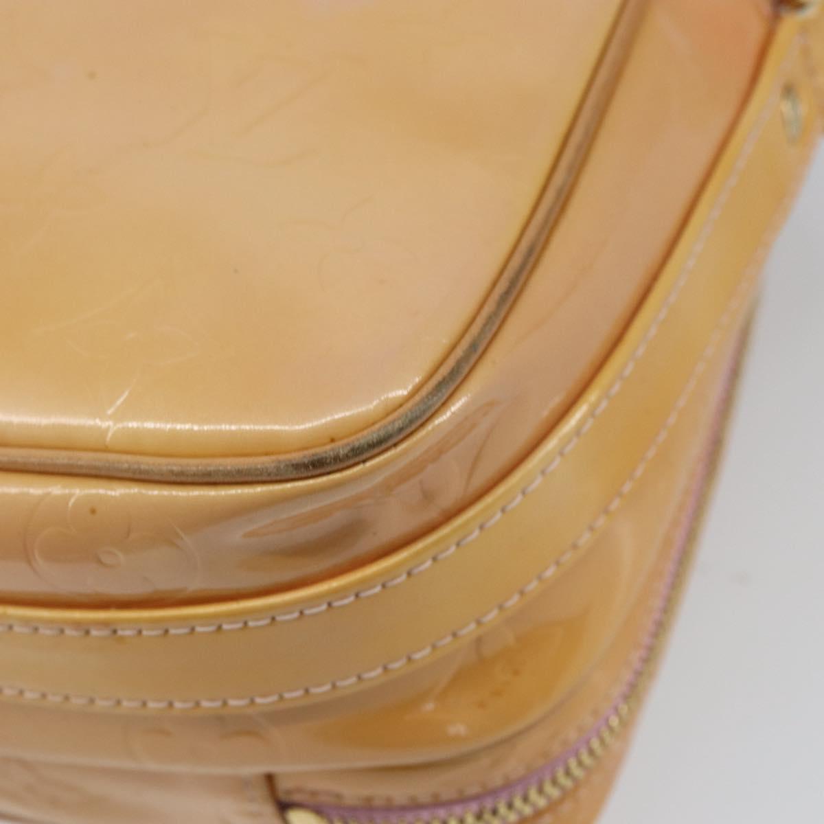 LOUIS VUITTON Monogram Vernis Wooster Bag Marshmallow Pink M91037 LV Auth gh1573
