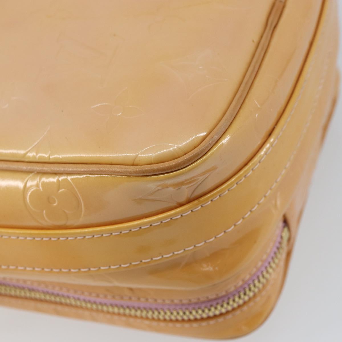 LOUIS VUITTON Monogram Vernis Wooster Bag Marshmallow Pink M91037 LV Auth gh1573