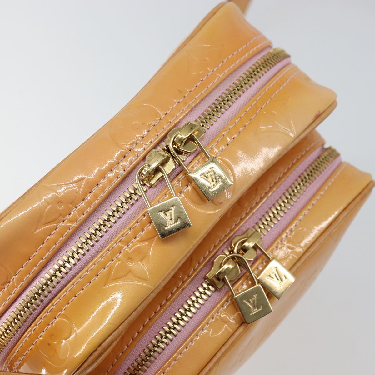 LOUIS VUITTON Monogram Vernis Wooster Bag Marshmallow Pink M91037 LV Auth gh1573
