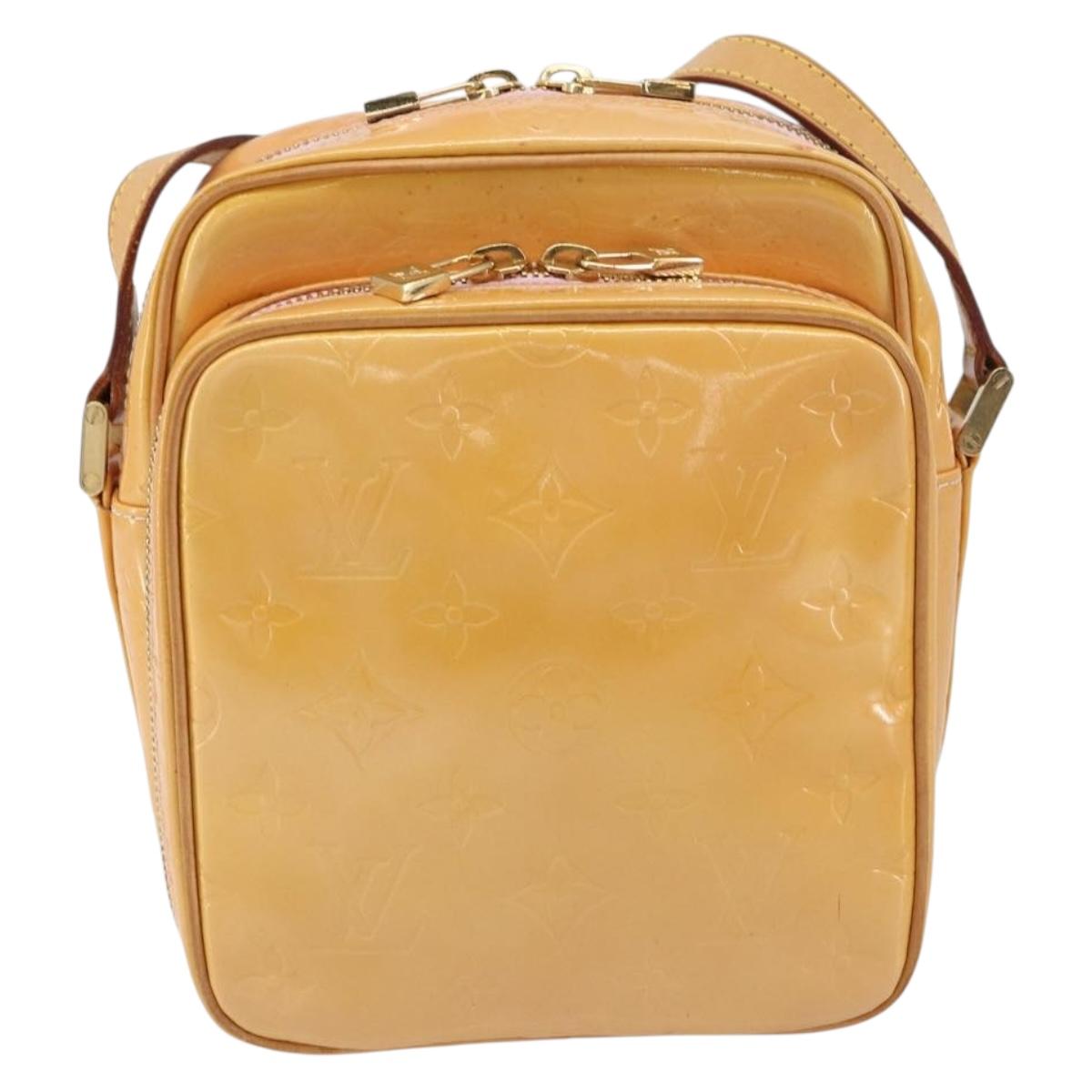 LOUIS VUITTON Monogram Vernis Wooster Bag Marshmallow Pink M91037 LV Auth gh1573