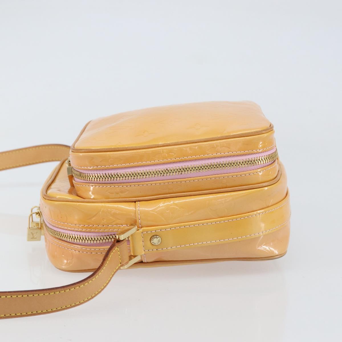 LOUIS VUITTON Monogram Vernis Wooster Bag Marshmallow Pink M91037 LV Auth gh1573