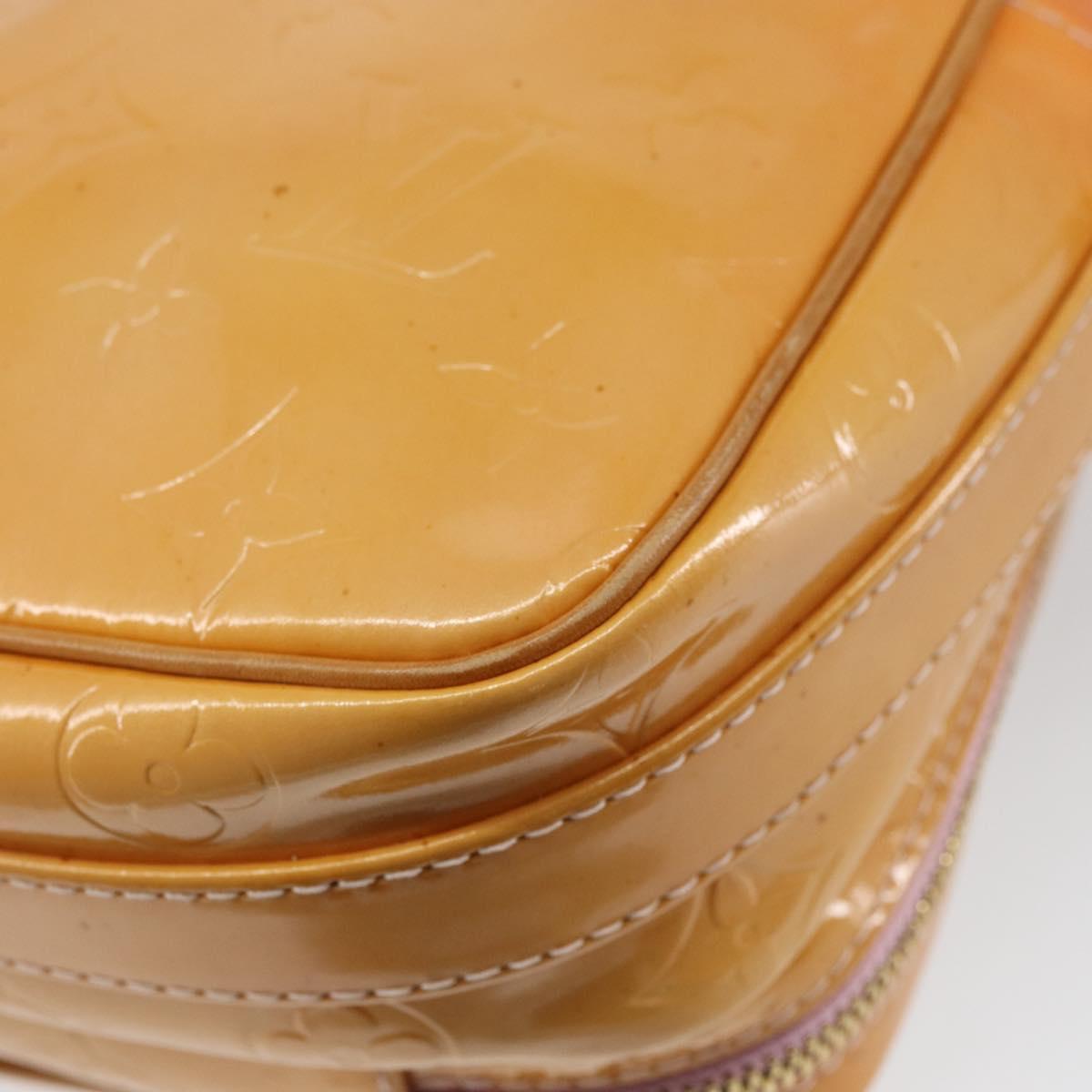 LOUIS VUITTON Monogram Vernis Wooster Bag Marshmallow Pink M91037 LV Auth gh1574