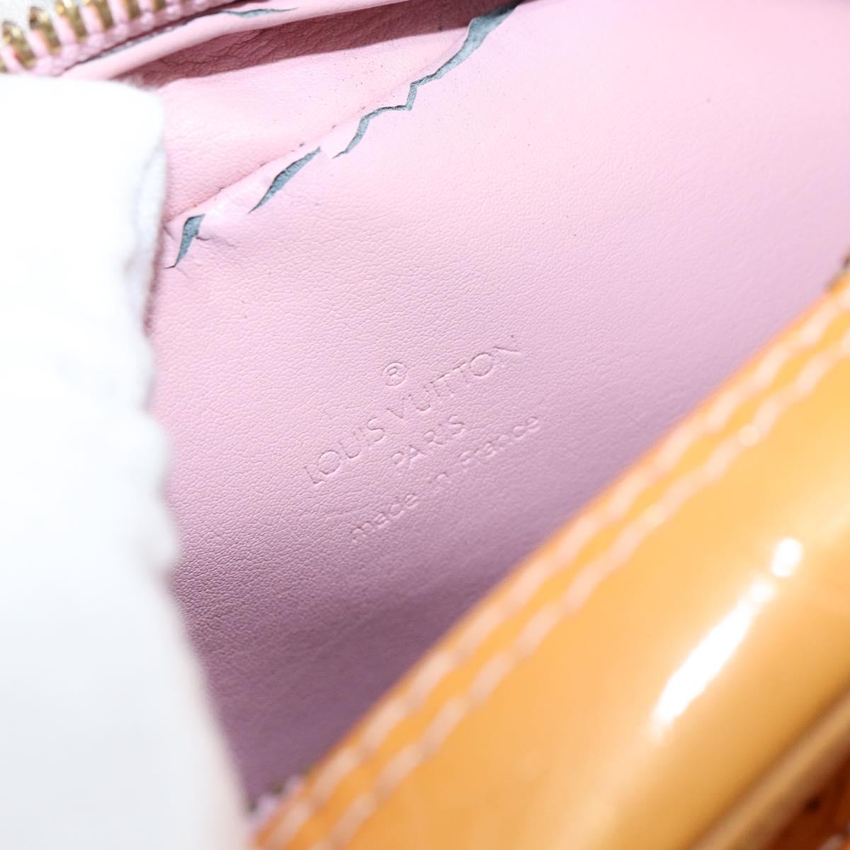 LOUIS VUITTON Monogram Vernis Wooster Bag Marshmallow Pink M91037 LV Auth gh1574