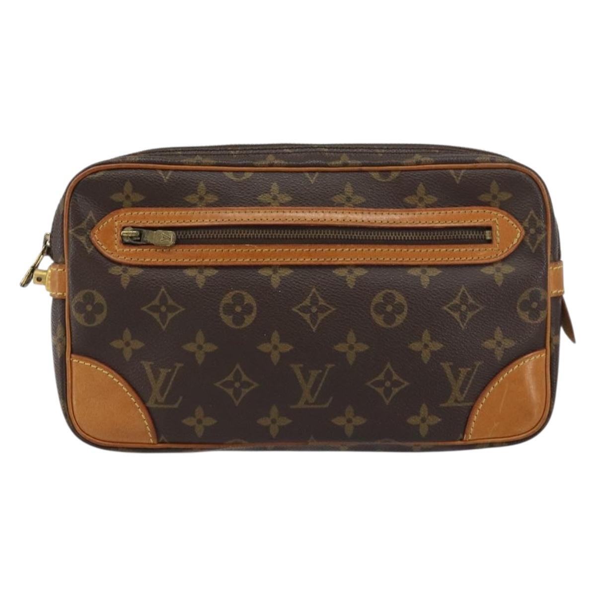 LOUIS VUITTON Monogram Marly Dragonne GM Clutch Bag M51825 LV Auth gh1586