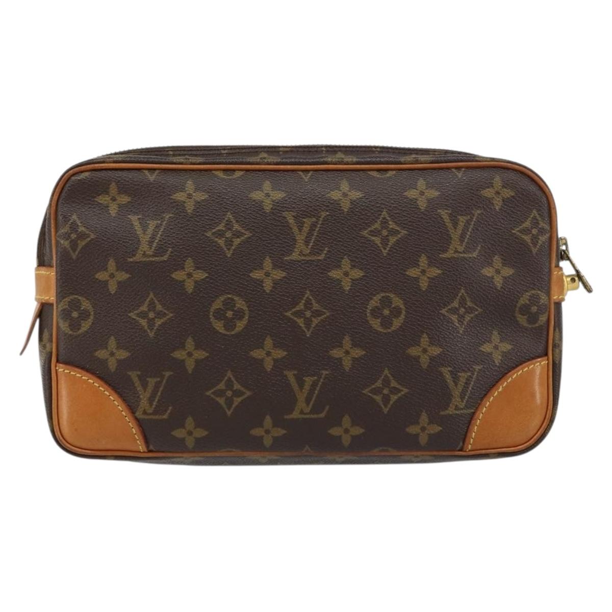 LOUIS VUITTON Monogram Marly Dragonne GM Clutch Bag M51825 LV Auth gh1586