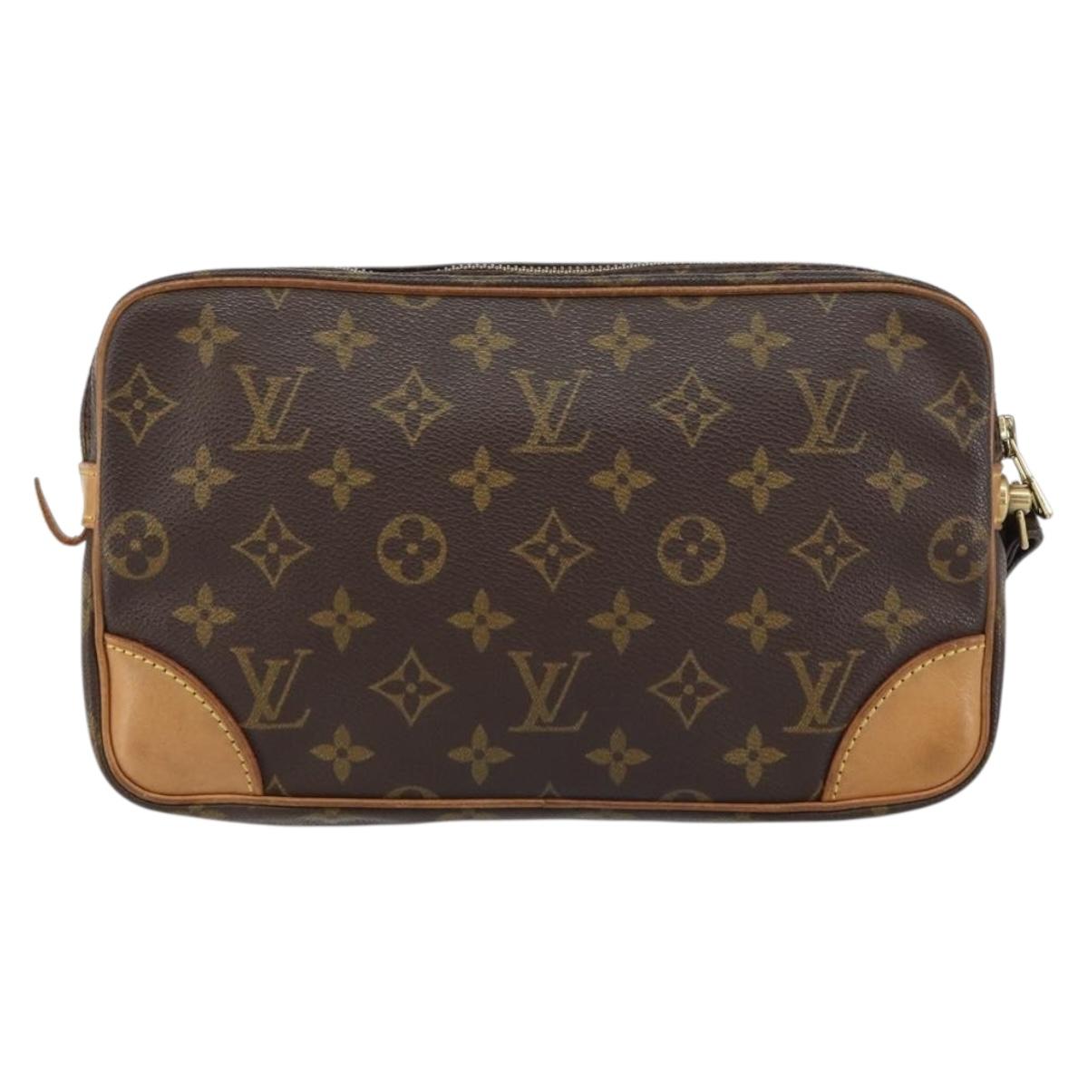 LOUIS VUITTON Monogram Marly Dragonne GM Clutch Bag M51825 LV Auth gh1587
