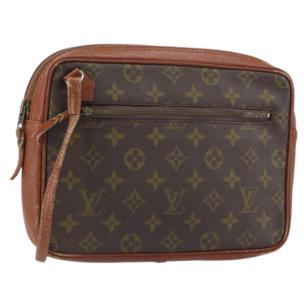LOUIS VUITTON Monogram Pochette Sports Clutch Bag N0.183 LV Auth gh1595
