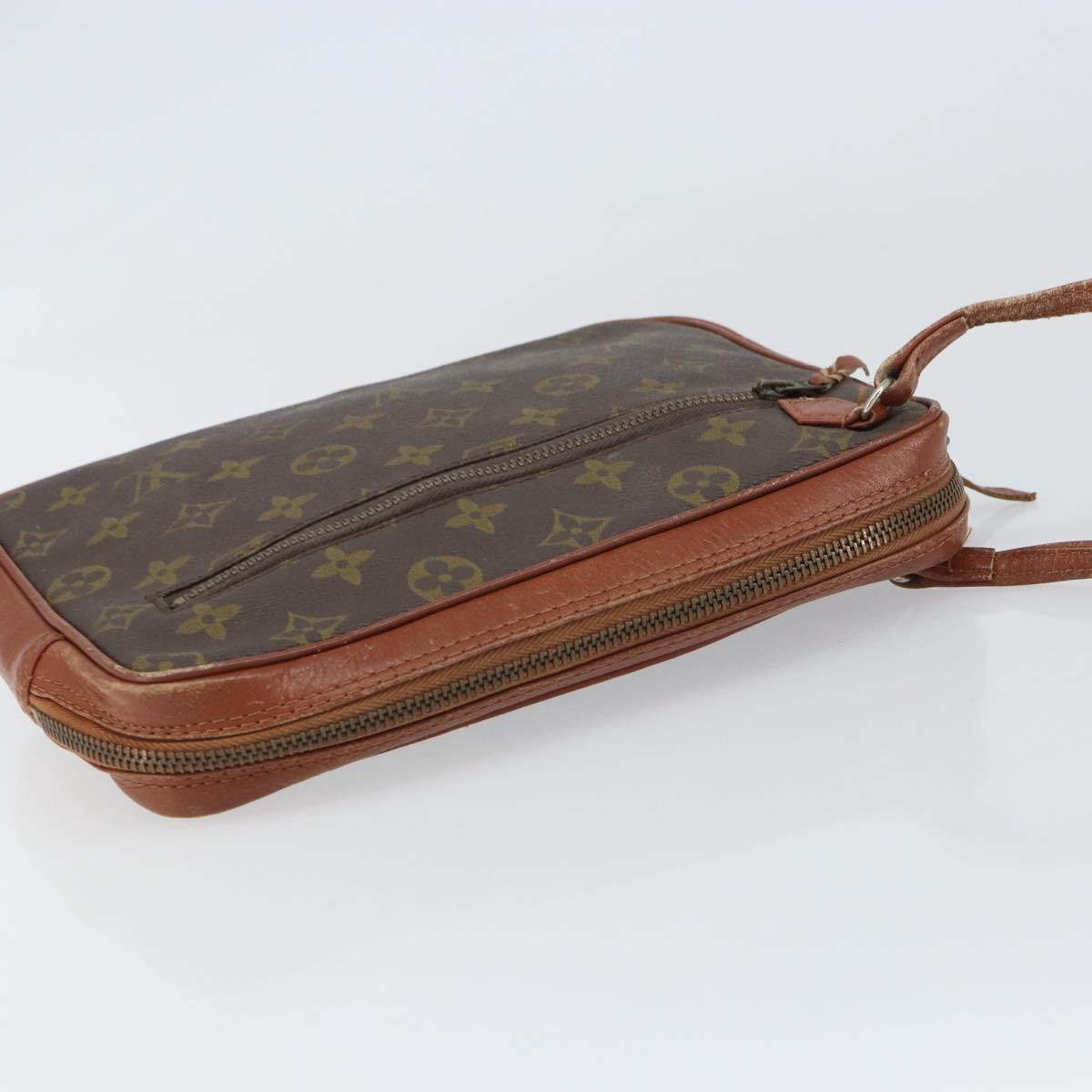LOUIS VUITTON Monogram Pochette Sports Clutch Bag N0.183 LV Auth gh1595