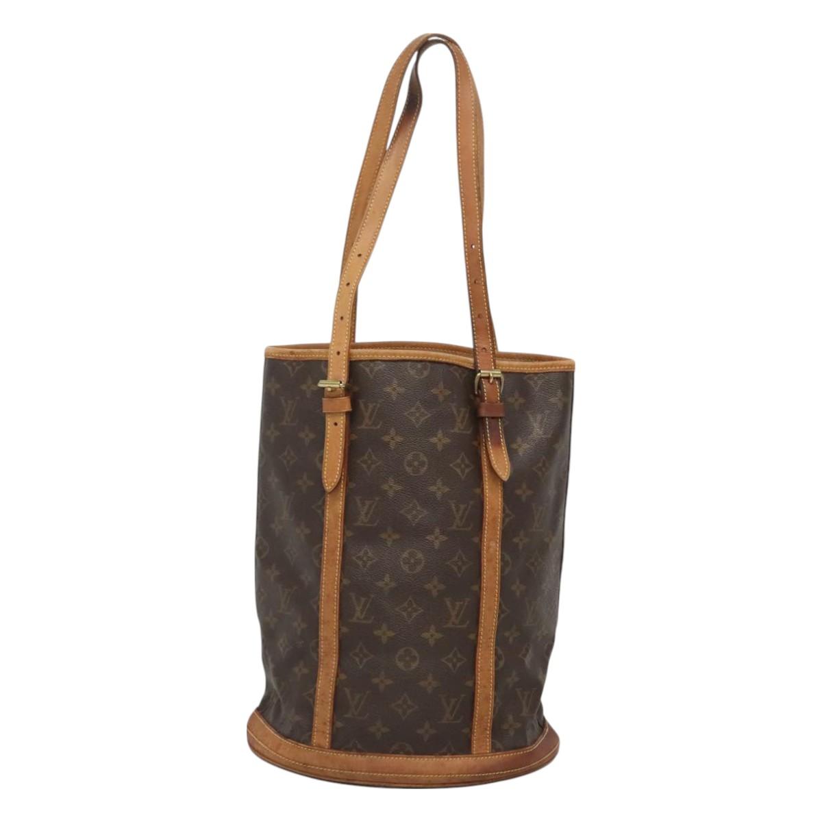 LOUIS VUITTON Monogram Bucket GM Shoulder Bag M42236 LV Auth gh160