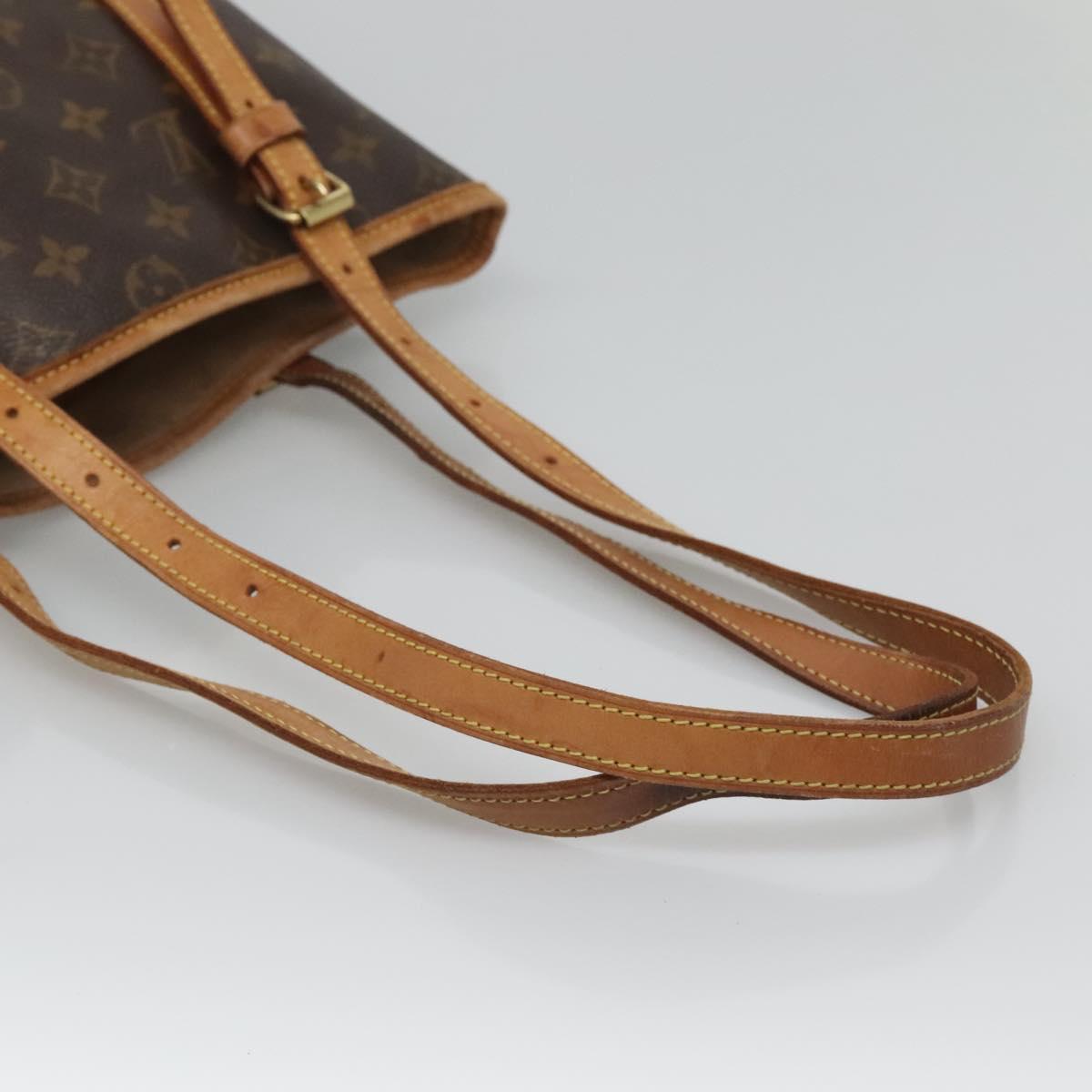 LOUIS VUITTON Monogram Bucket GM Shoulder Bag M42236 LV Auth gh160