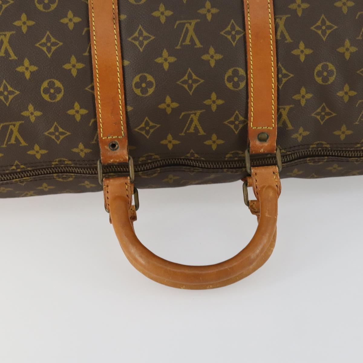 LOUIS VUITTON Monogram Keepall 55 Boston Bag Vintage M41424 LV Auth gh1602