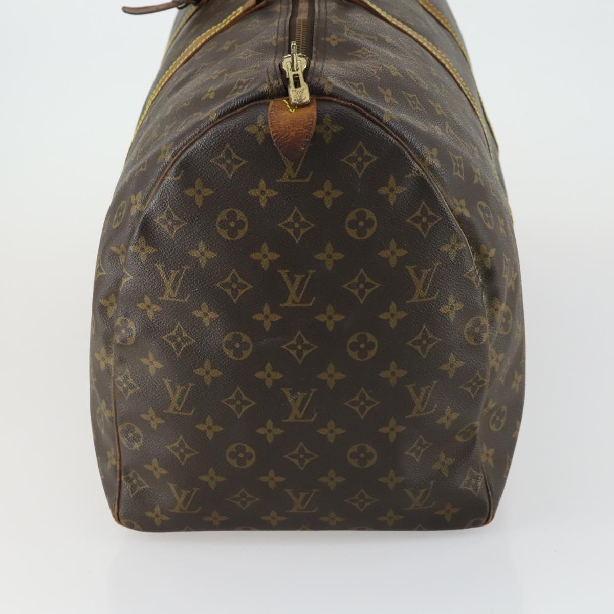 LOUIS VUITTON Monogram Keepall 60 Boston Bag M41422 LV Auth gh1603