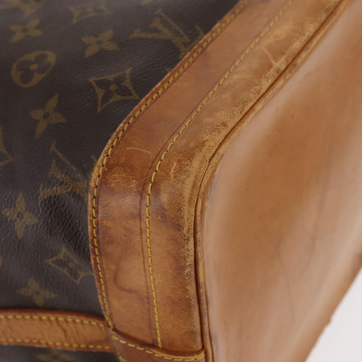 LOUIS VUITTON Monogram Noe Shoulder Bag M42224 LV Auth gh1606