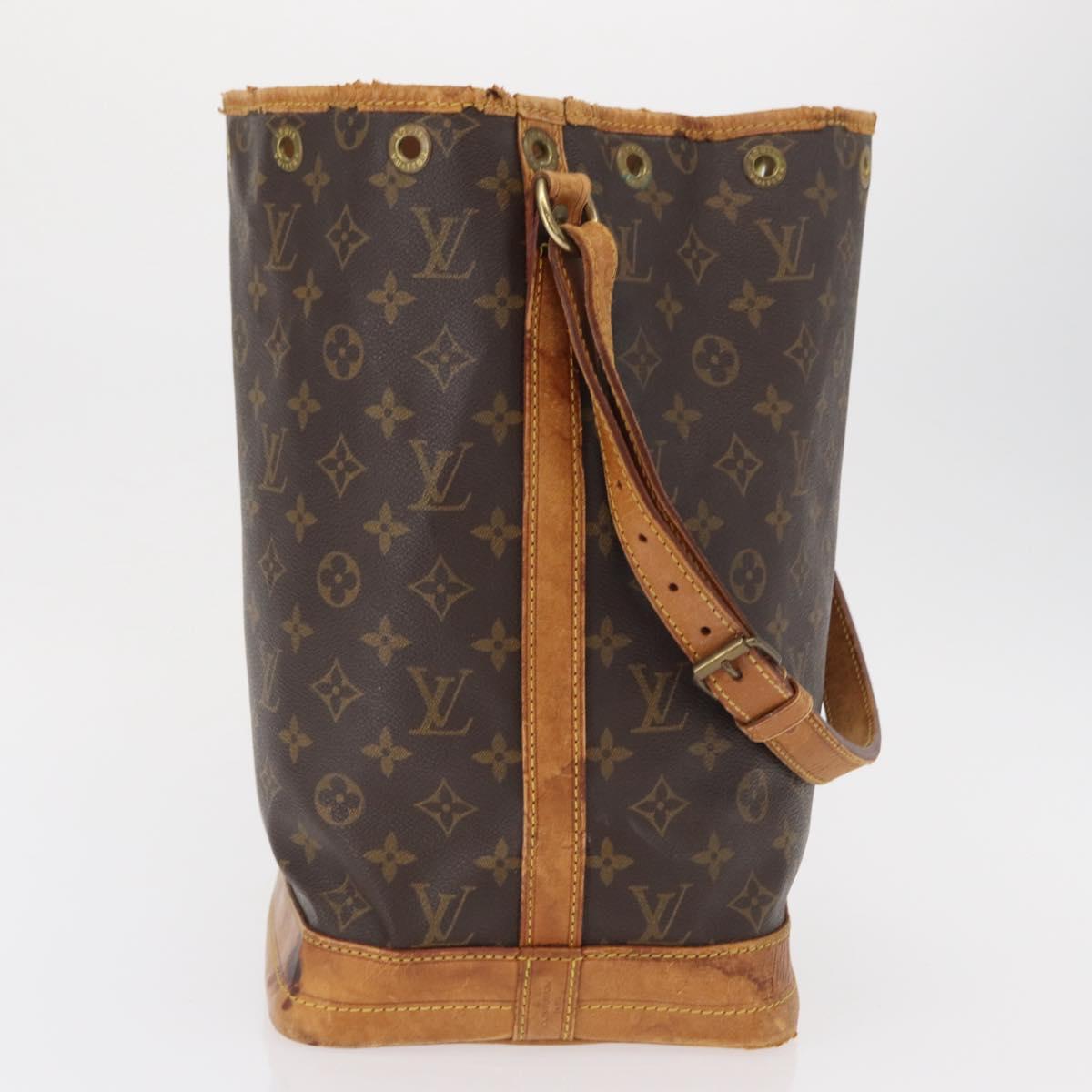 LOUIS VUITTON Monogram Noe Shoulder Bag M42224 LV Auth gh1606