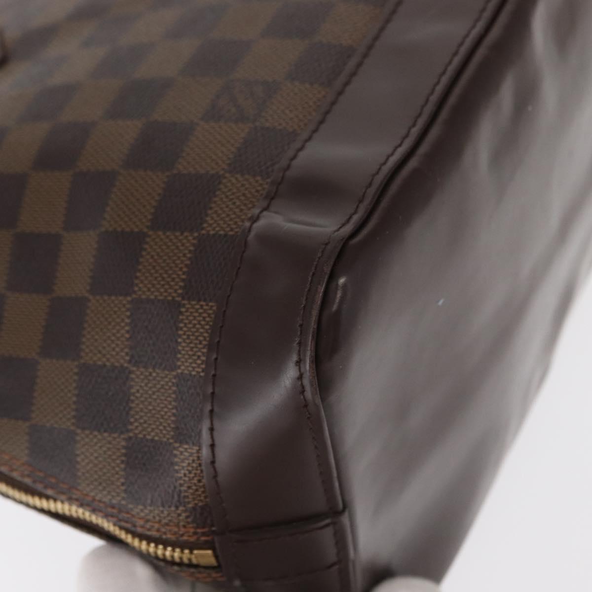 LOUIS VUITTON Damier Ebene Alma Hand Bag N51131 LV Auth gh1609