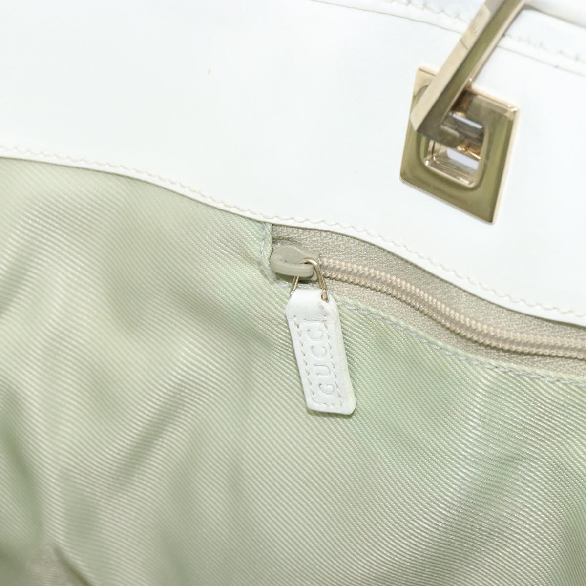 GUCCI GG Canvas Tote Bag Peppermint Gold 002 1098 3444 Auth gh1620