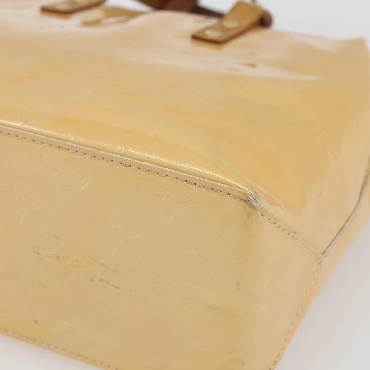 LOUIS VUITTON Monogram Vernis Reade PM Bag Marshmallow Pink M91306 Auth gh1626