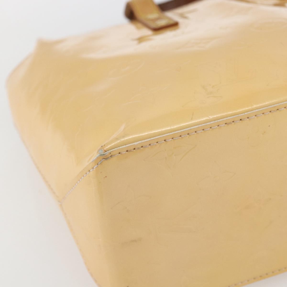 LOUIS VUITTON Monogram Vernis Reade PM Bag Marshmallow Pink M91306 Auth gh1626