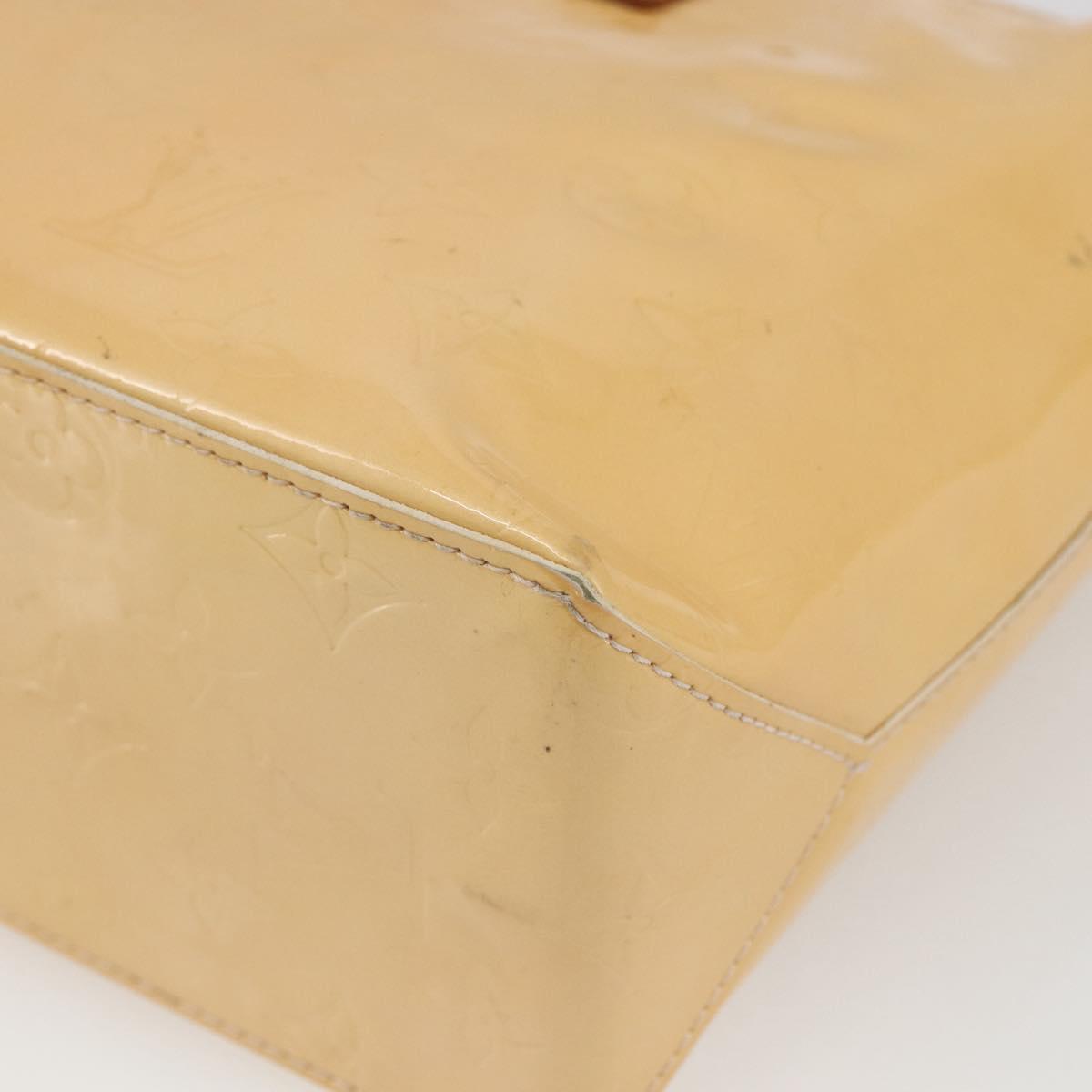 LOUIS VUITTON Monogram Vernis Reade PM Bag Marshmallow Pink M91306 Auth gh1626