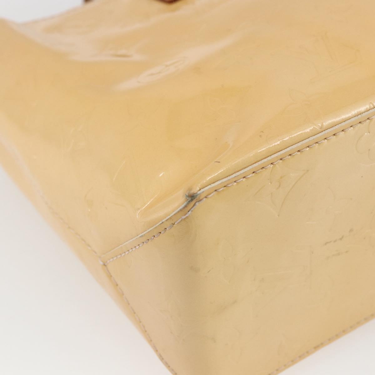 LOUIS VUITTON Monogram Vernis Reade PM Bag Marshmallow Pink M91306 Auth gh1626