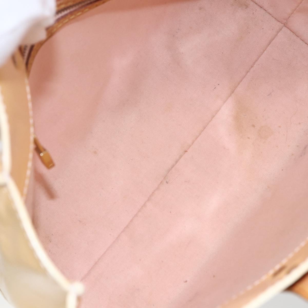 LOUIS VUITTON Monogram Vernis Reade PM Bag Marshmallow Pink M91306 Auth gh1626