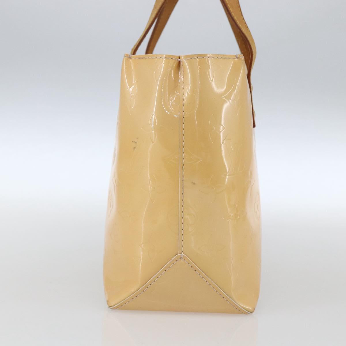 LOUIS VUITTON Monogram Vernis Reade PM Bag Marshmallow Pink M91306 Auth gh1626