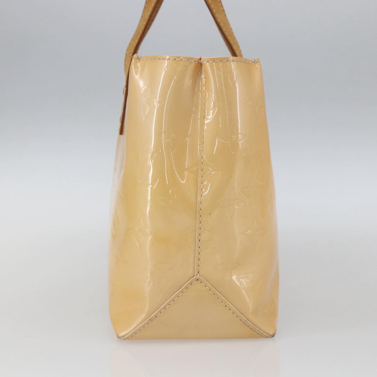 LOUIS VUITTON Monogram Vernis Reade PM Bag Marshmallow Pink M91306 Auth gh1626