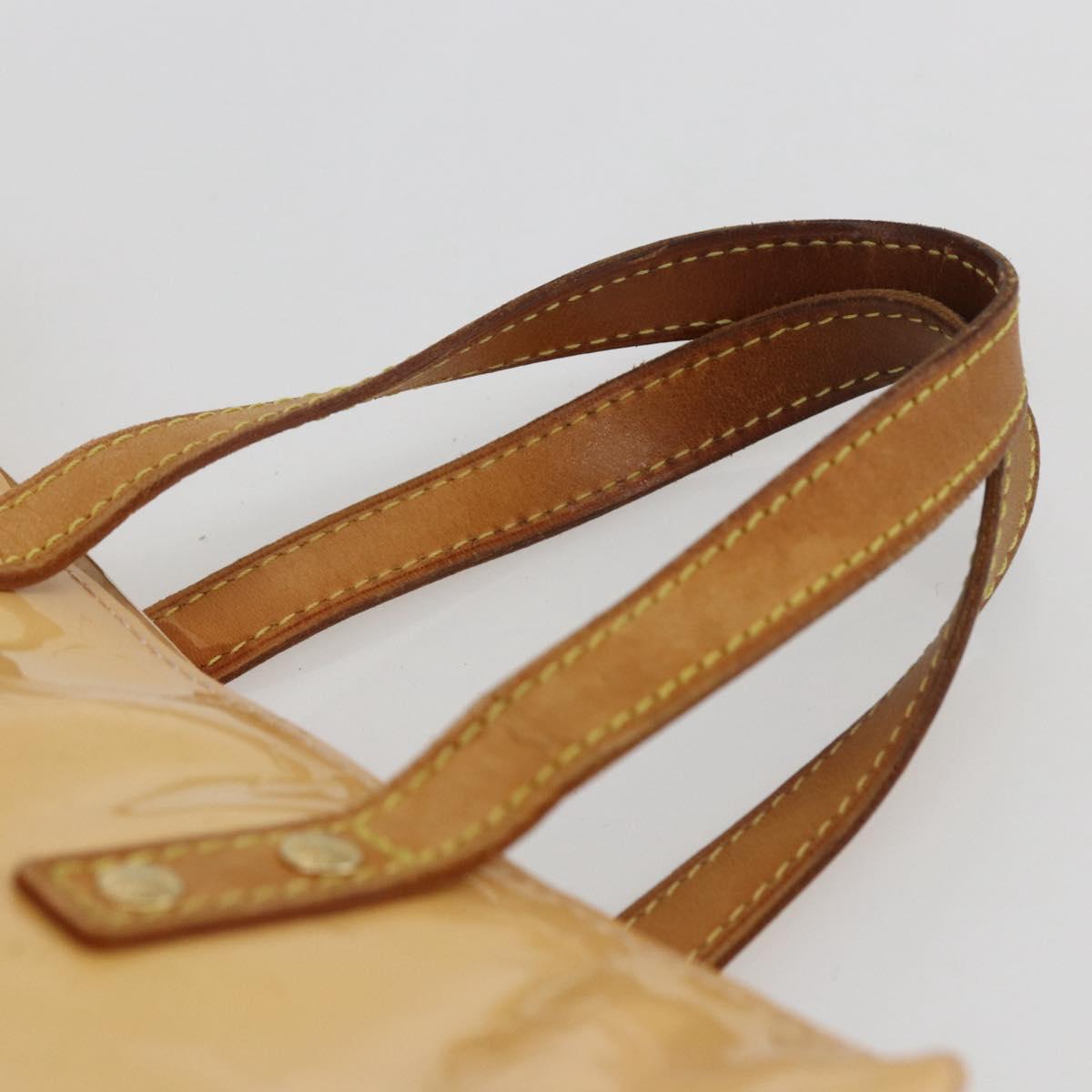 LOUIS VUITTON Monogram Vernis Reade PM Bag Marshmallow Pink M91306 Auth gh1626