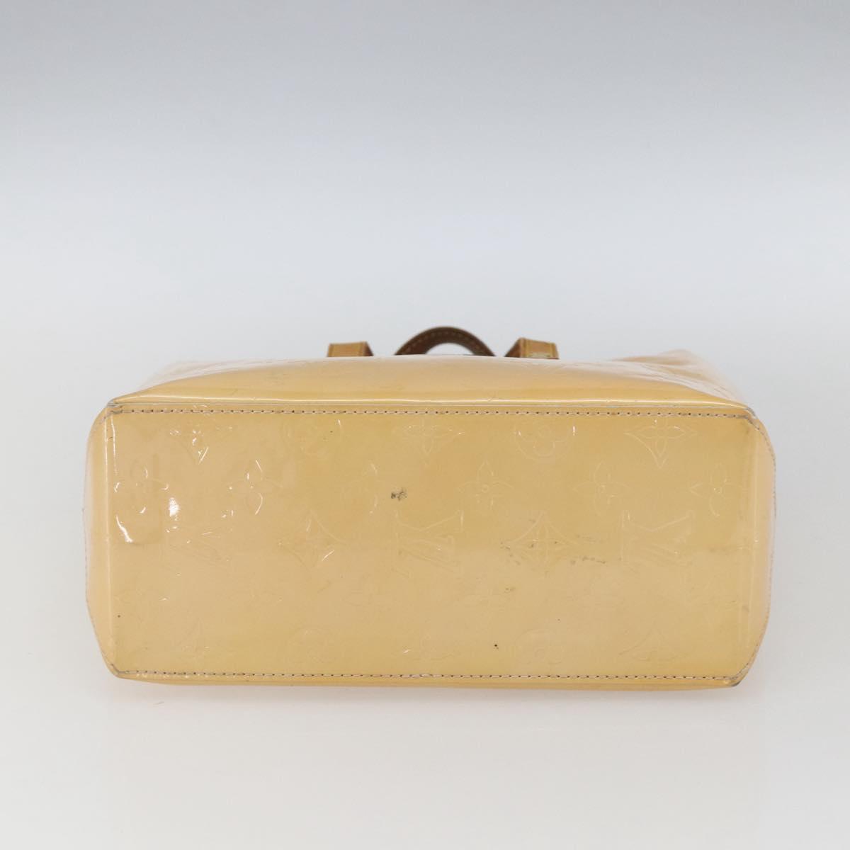 LOUIS VUITTON Monogram Vernis Reade PM Bag Marshmallow Pink M91306 Auth gh1626