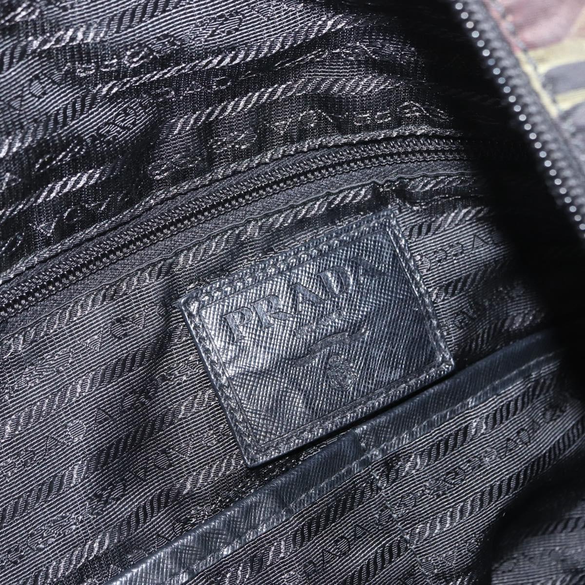 PRADA Camouflage Tote Bag Nylon Khaki Auth gh1628