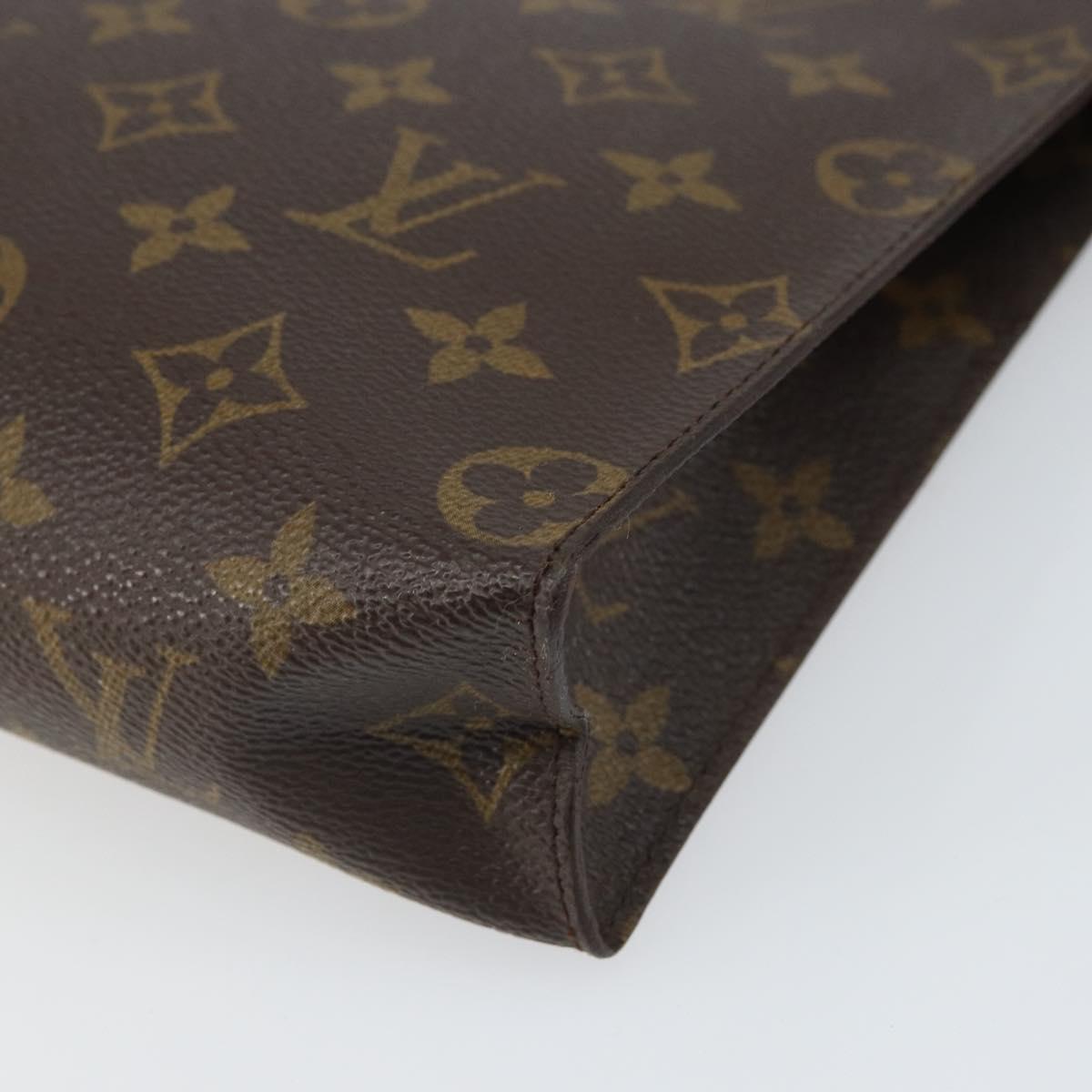 LOUIS VUITTON Monogram Poche Toilette 26 Pouch M47542 LV Auth gh1668