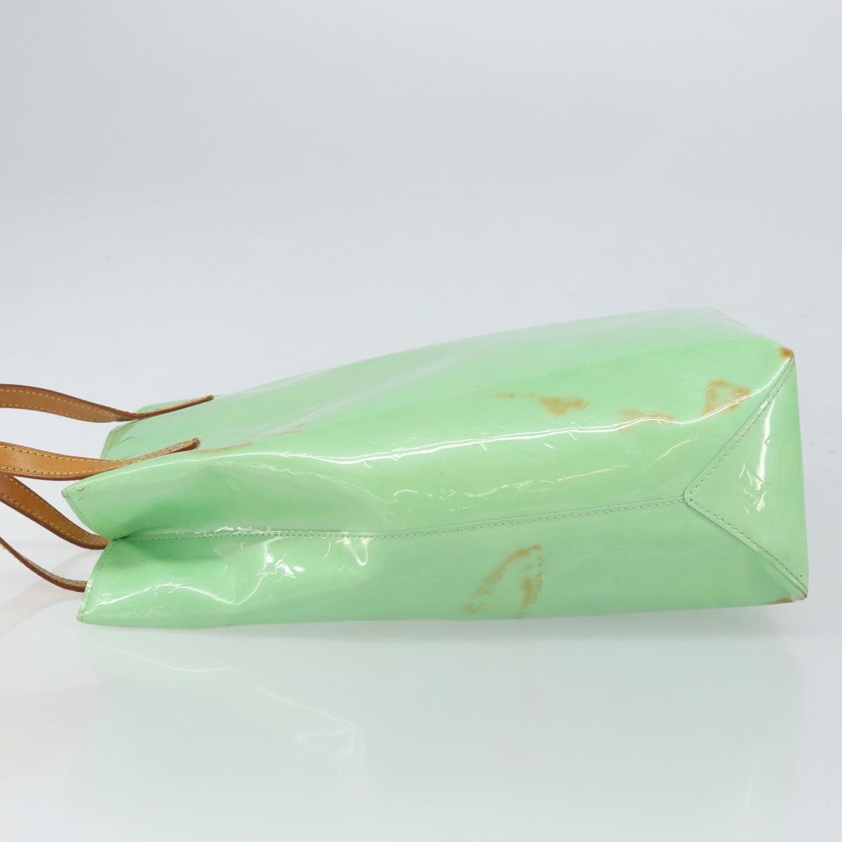 LOUIS VUITTON Monogram Vernis Reade MM Hand Bag Peppermint M91305 LV Auth gh1677