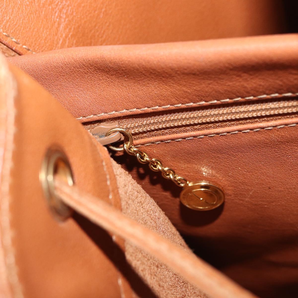 GUCCI Bamboo Body Bag Leather Brown Gold 003 2113 0037 Auth gh1689