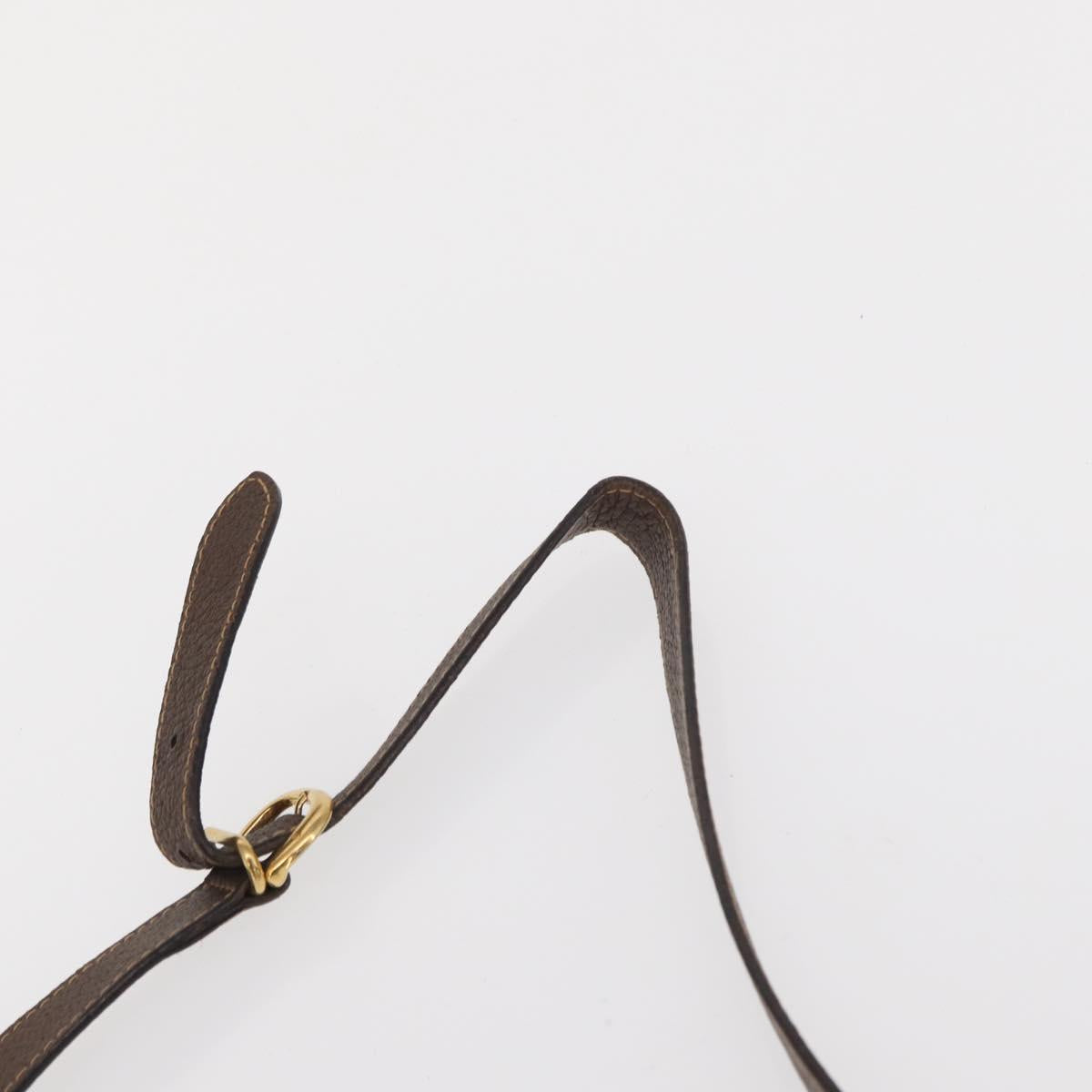 GUCCI GG Supreme Web Sherry Line Bag PVC Beige Gold 001 090 0933 Auth gh1694
