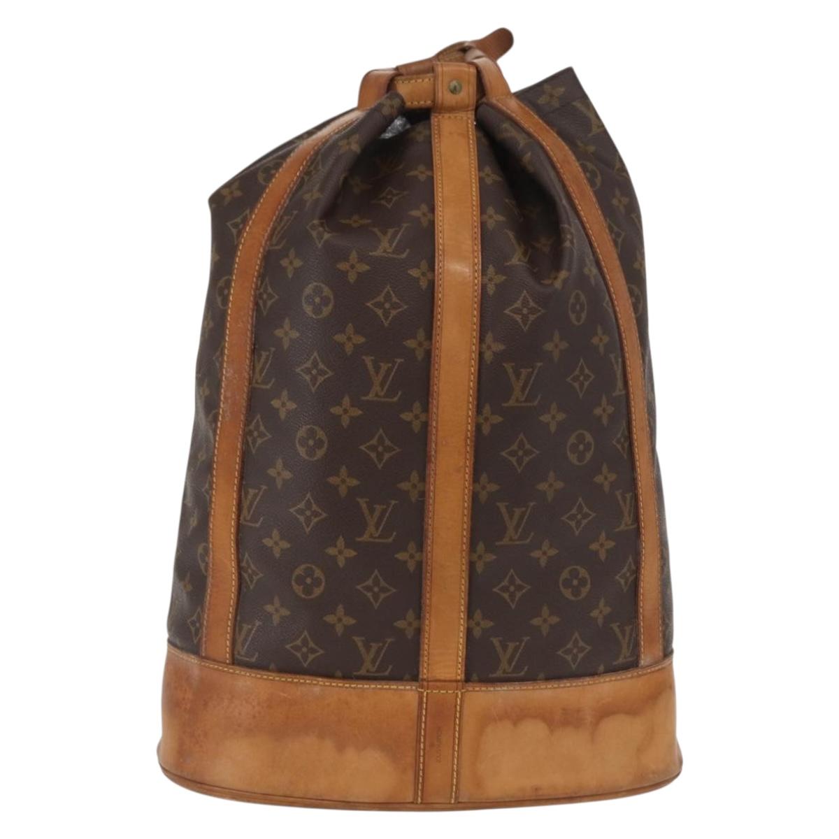 LOUIS VUITTON Monogram Randonnee GM Shoulder Bag M42244 LV Auth gh1698