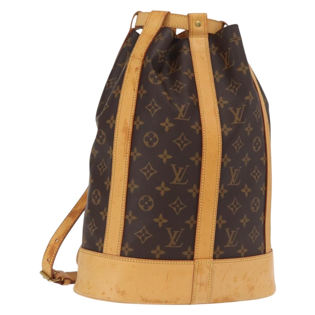 LOUIS VUITTON Monogram Randonnee PM Shoulder Bag M42243 LV Auth gh1699