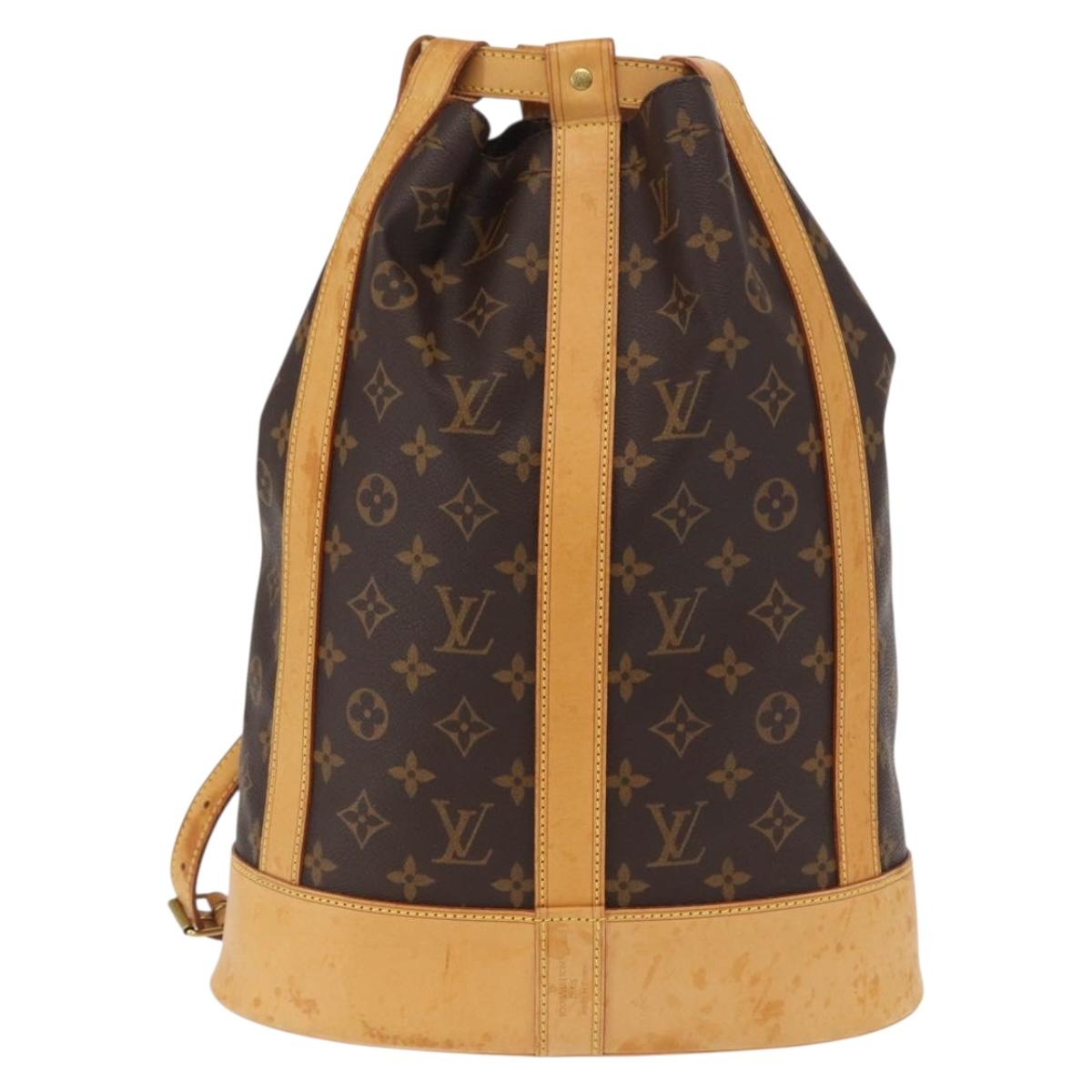 LOUIS VUITTON Monogram Randonnee PM Shoulder Bag M42243 LV Auth gh1699
